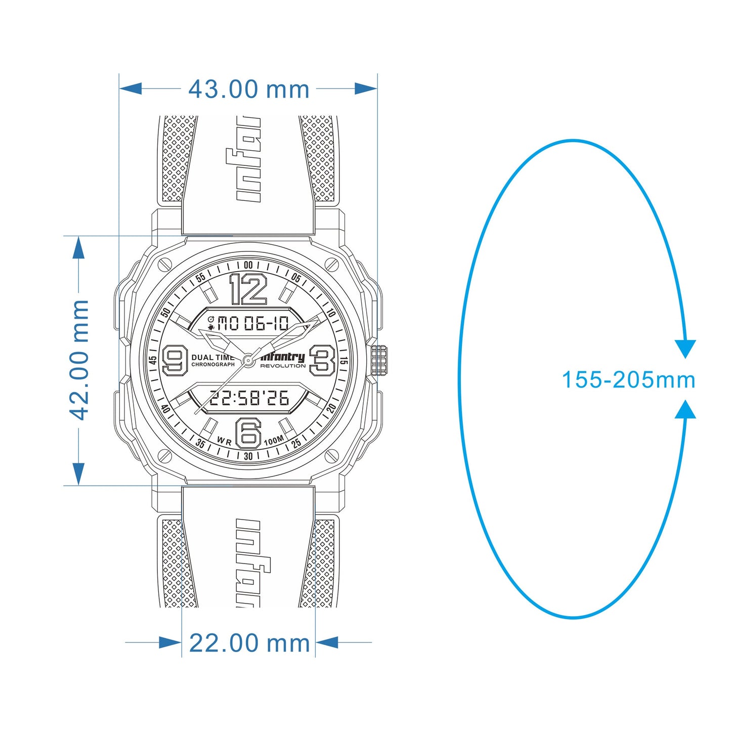 REVOLUTION - The Dual Timer 42mm